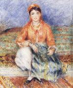 Seated Algerian Auguste renoir